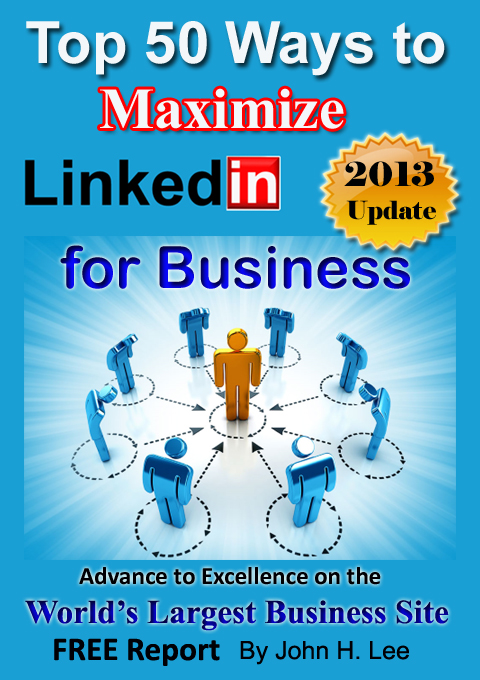 Top 50 Ways to Maximize Linkedin 2013 Cover